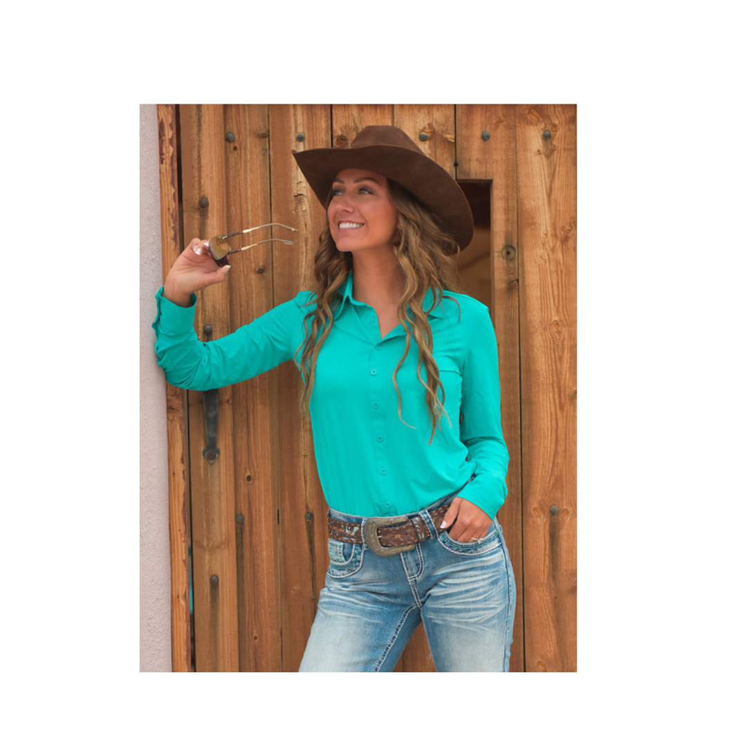 Cowgirl tuff pullover button up store